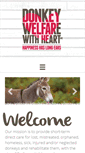 Mobile Screenshot of donkeywelfare.com.au